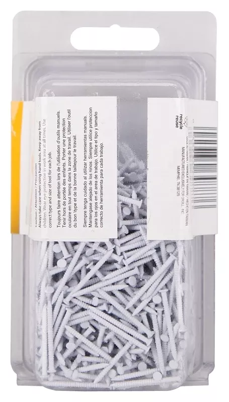 1 Inch White Nail Panel - 1 Pound For Roofing And Drywall Projects