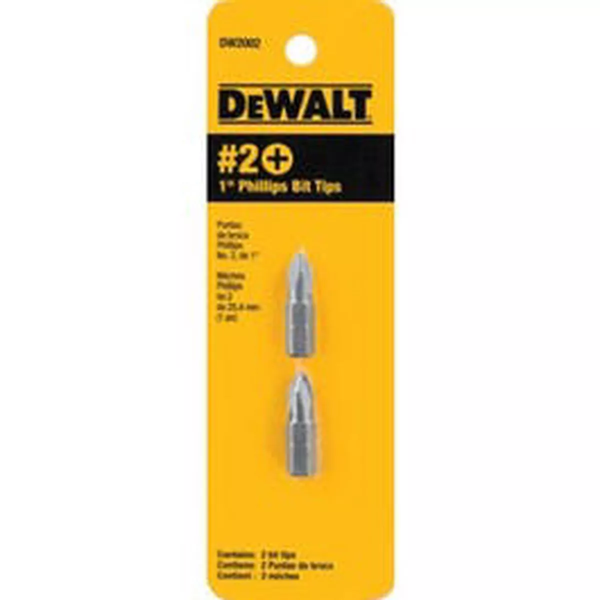#2 Phillips Insert Bit Tip, 1-In., 2-Pk.
