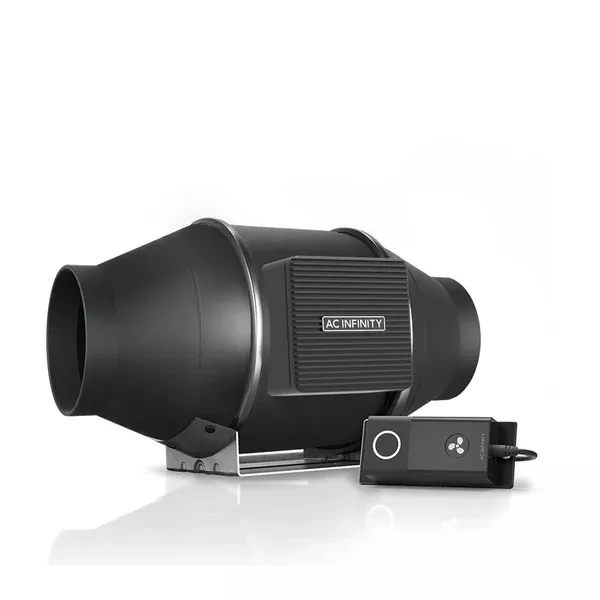 AC Infinity Cloudline S4 Inline Fan System w/ Speed Controller - 4" Duct