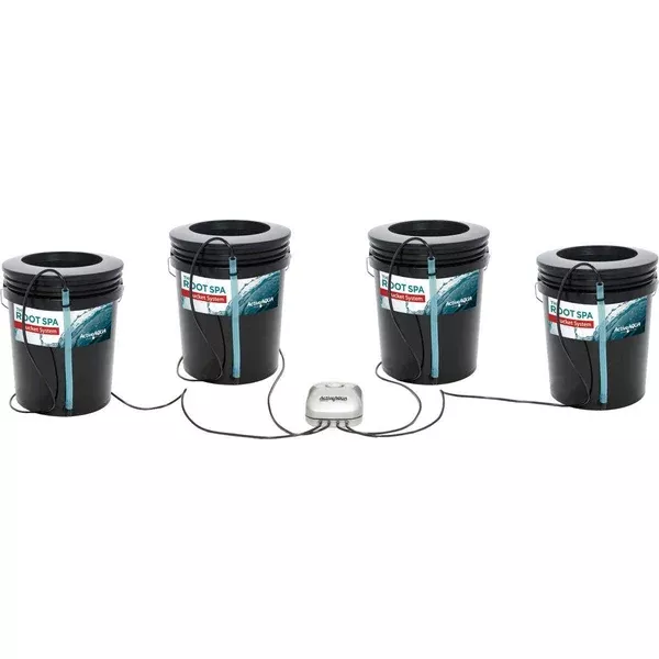 Active Aqua Root Spa 4 Bucket Deep Water Culture System — 5 Gallon