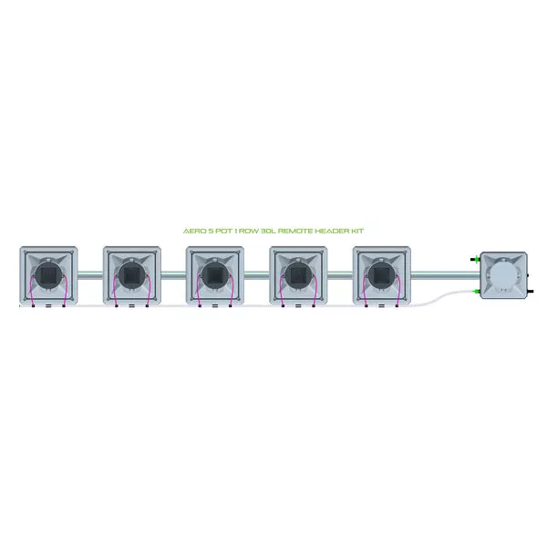 Alien Hydroponics AERO System - 5 Pot 1 Row
