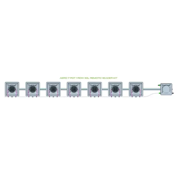Alien Hydroponics AERO System - 7 Pot 1 Row