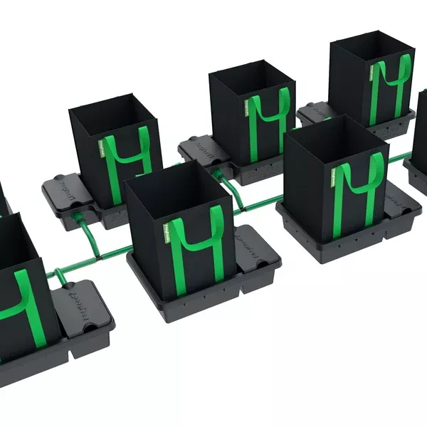 Alien Hydroponics EasyFeed System - 8 Pot 1 Row Kit