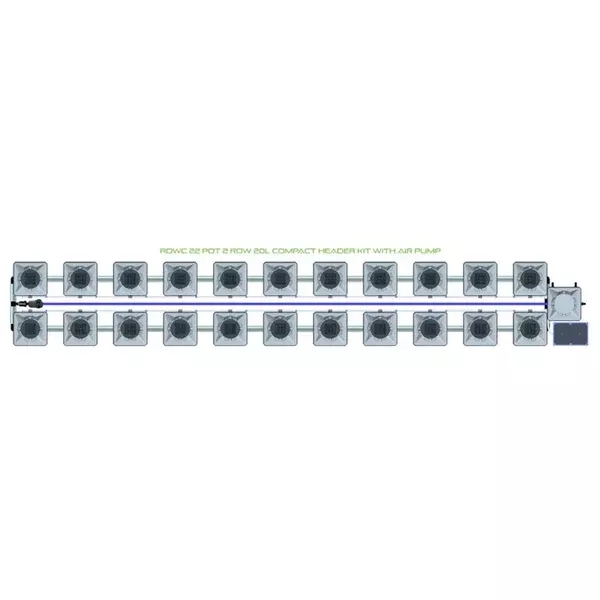 Alien Hydroponics RDWC - 22 Pot 2 Row