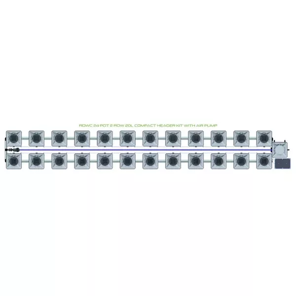 Alien Hydroponics RDWC - 24 Pot 2 Row