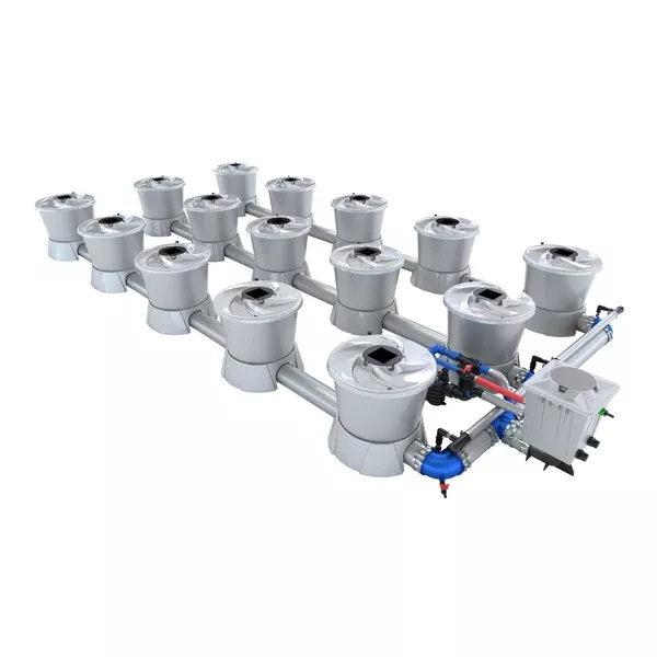 Alien Hydroponics V-System DWC - 15 Pot 3 Row