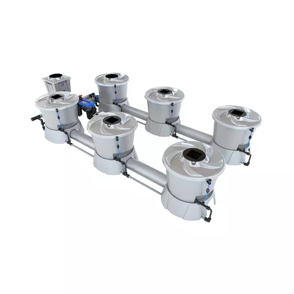 Alien Hydroponics V-System DWC - 6 Pot 2 Row
