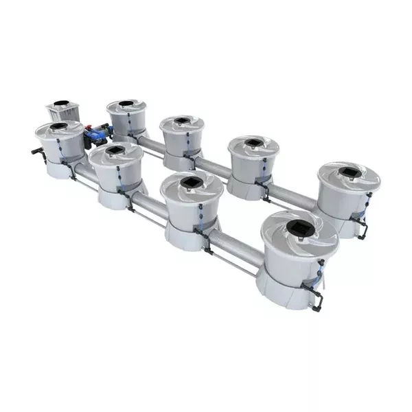 Alien Hydroponics V-System DWC - 8 Pot 2 Row