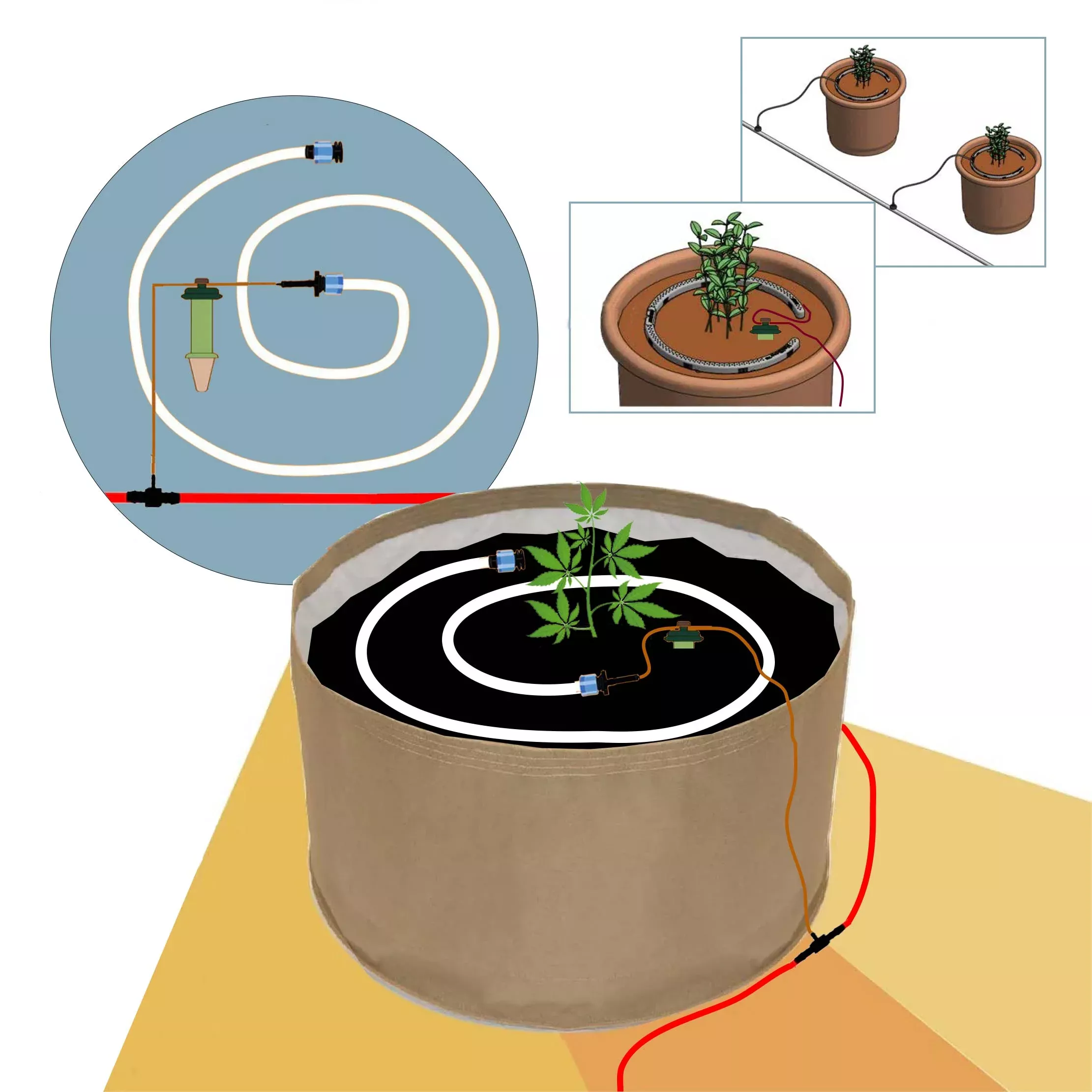 Blumat Irrigation for Pots