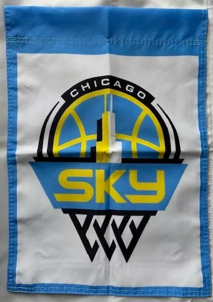 Chicago Sky Garden Flag 2 Sided