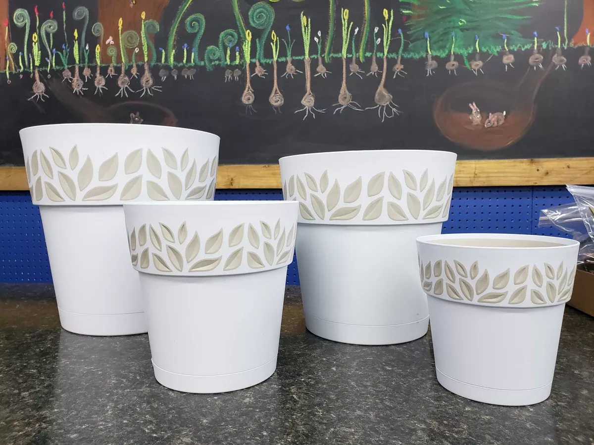 Deroma Plastic Leaf Pot