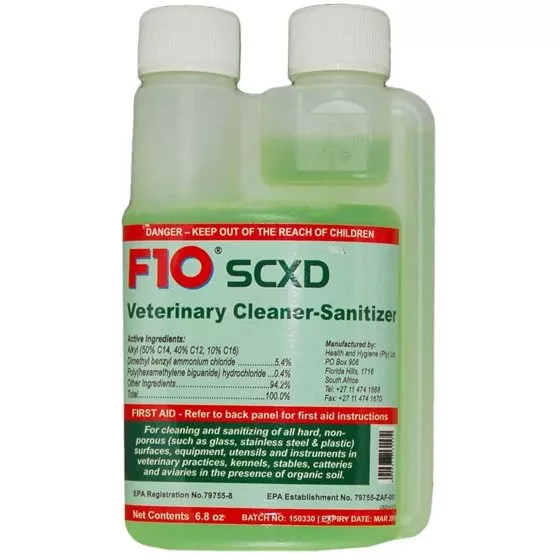 F10SCXD Veterinary Cleaner-Sanitizer- 200ml