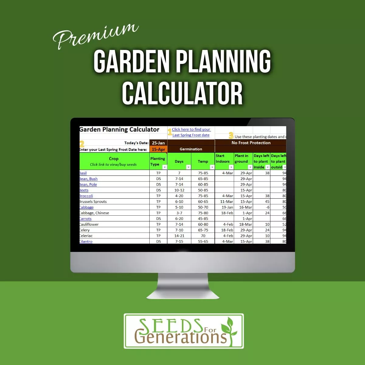Garden Planning Calculator Premium