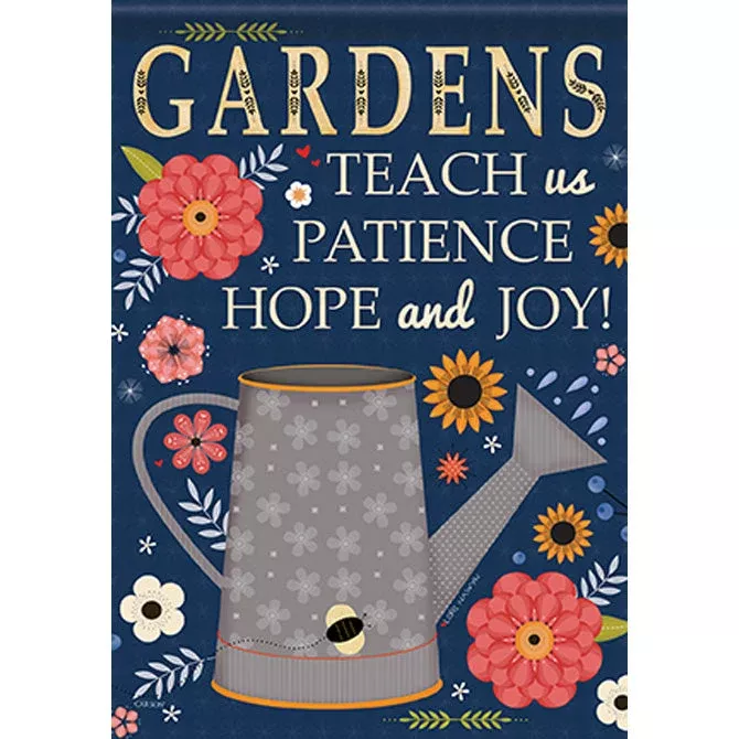 The Gardens Teach Garden Flag - 12" x 18"