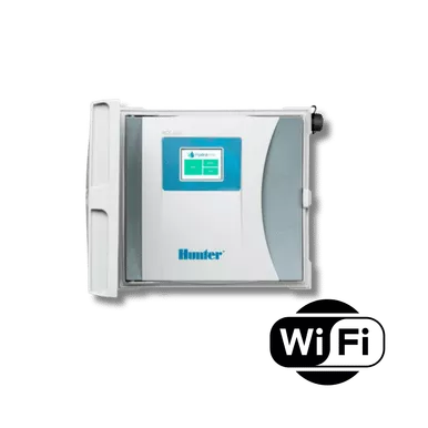 Hunter HCC 8 Station Wi-Fi Indoor/Outdoor Plastic Controller 8-station Base Model with Wi-Fi connection, Plastic Wall Mount Cabinet