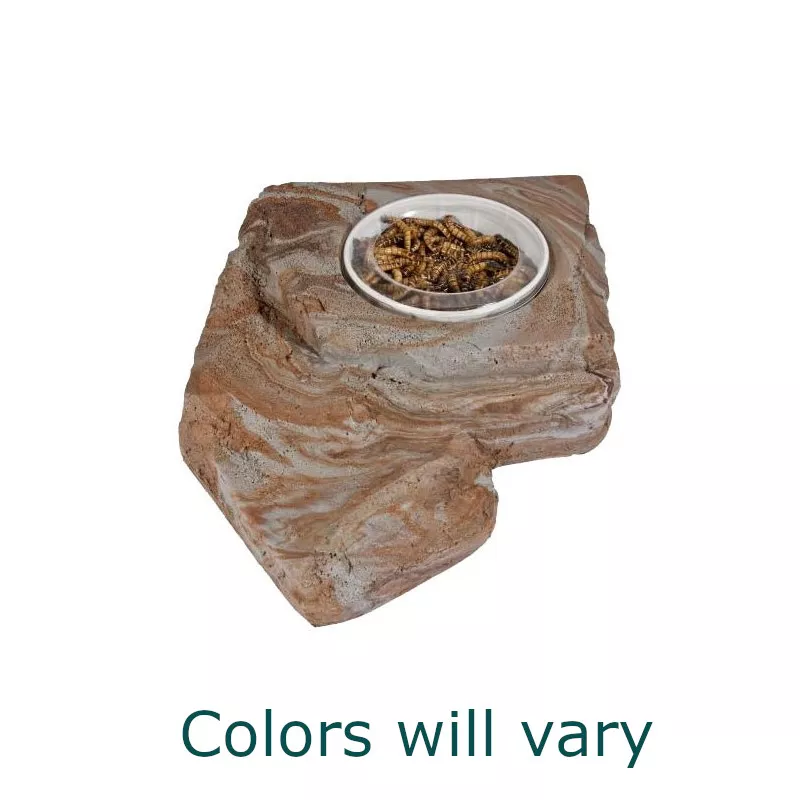 Large Worm Feeder Rock