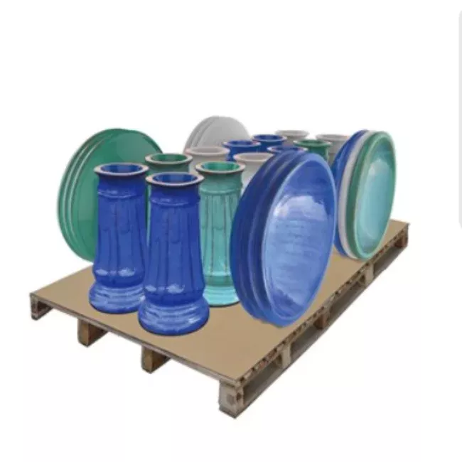Miami Ceramic Glazed BirdBath