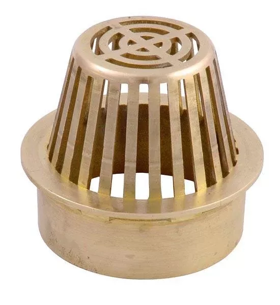 NDS 78B - 4" Atrium Grate, Brass