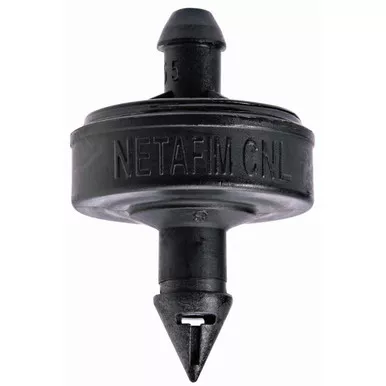 Netafim 1.0 GPH Barb Inlet x .160" Barb Outlet, Black