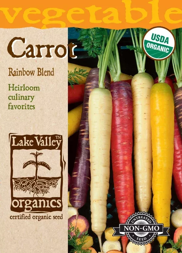 Organic Carrot Rainbow Blend