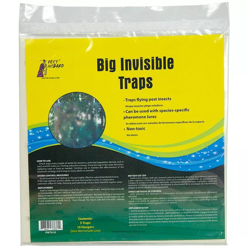 Pest Wizard Big Invisible Insect Trap 5-Pack