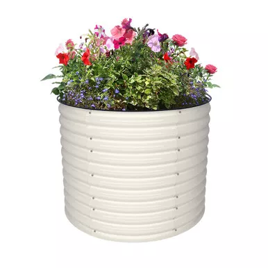 Raised Garden Bed, Metal 32" High by 42" Round