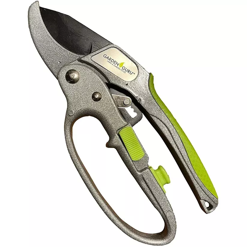 Ratchet Garden Pruning Shears Clippers Deluxe