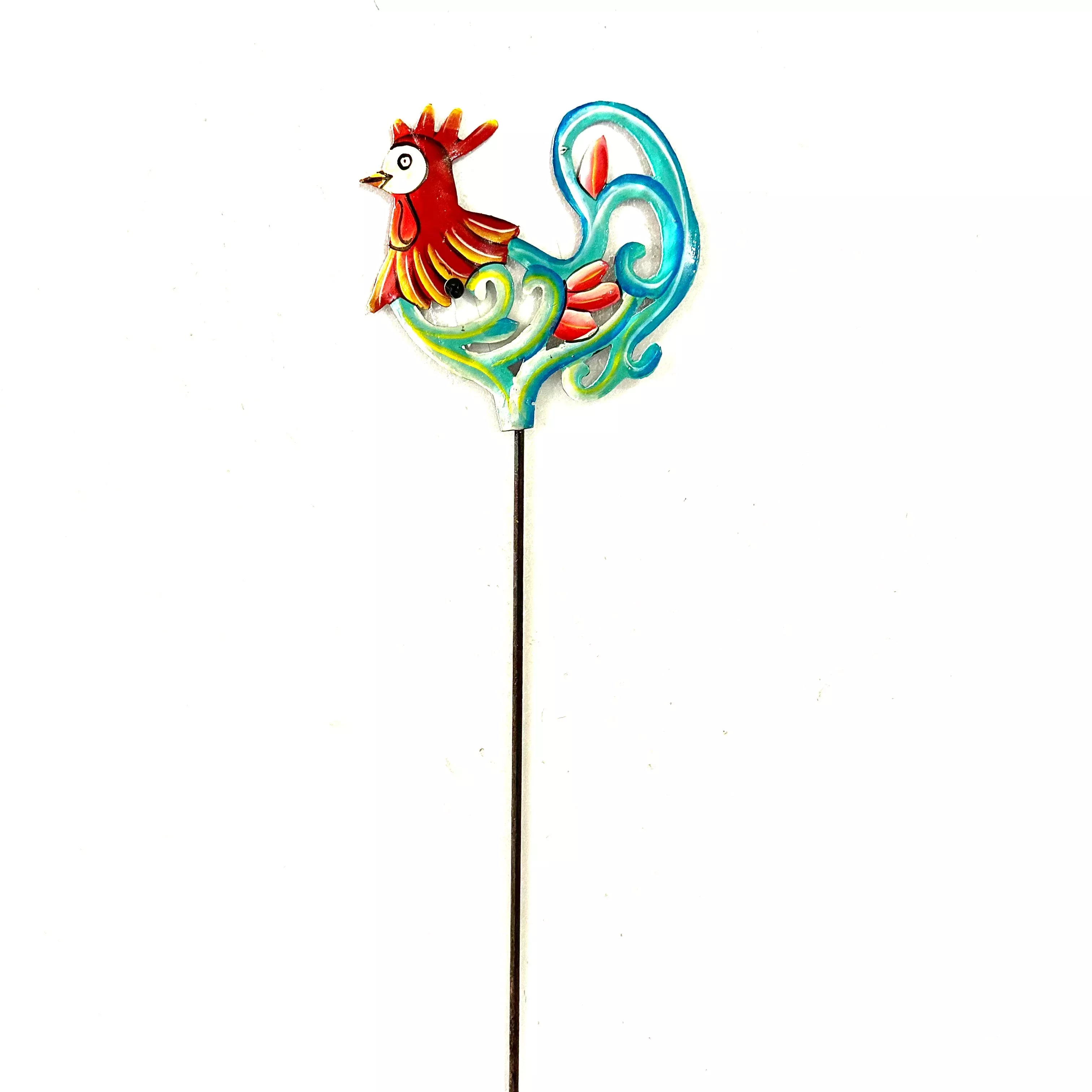 Rooster Garden Stake