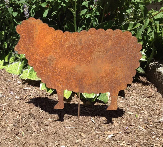 Sheep Garden Stake or Wall Hanging