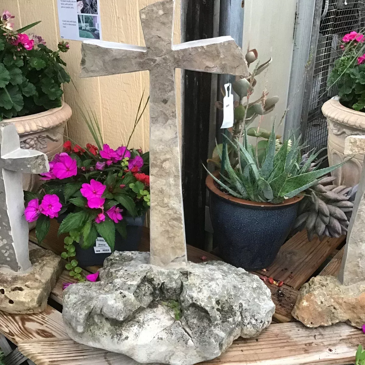 Stone Cross & Base