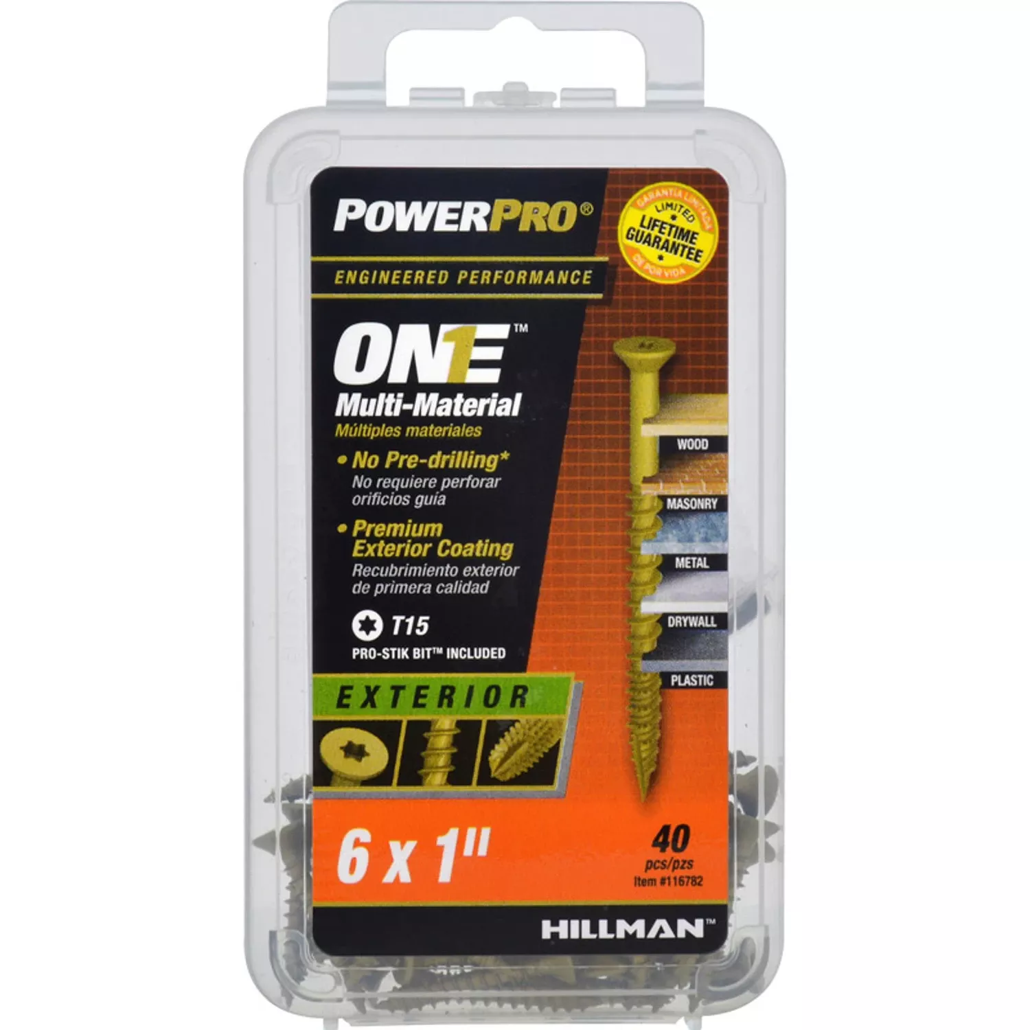 XL FH ONE SCREW 6X1 EXT