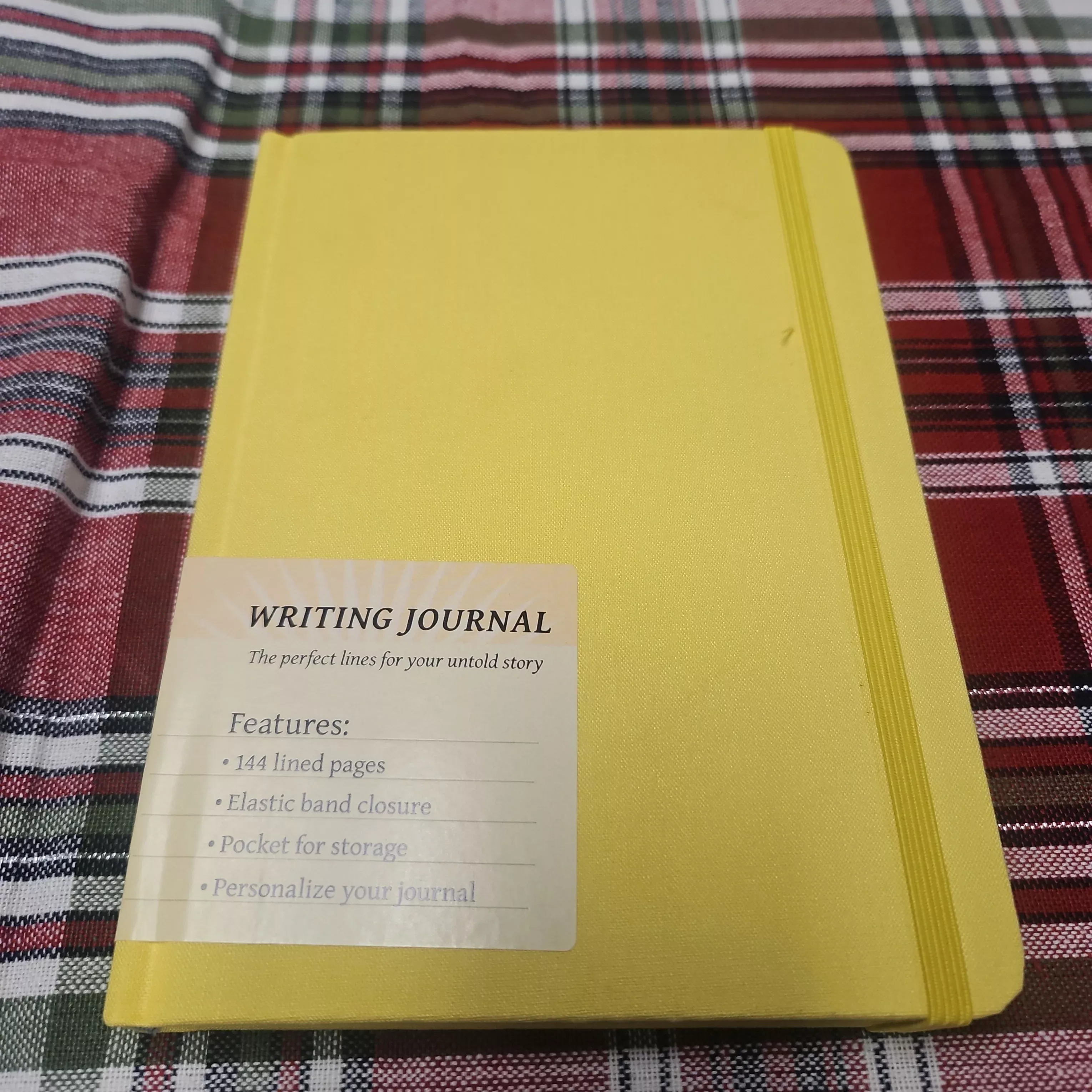 Yellow Writing Journal